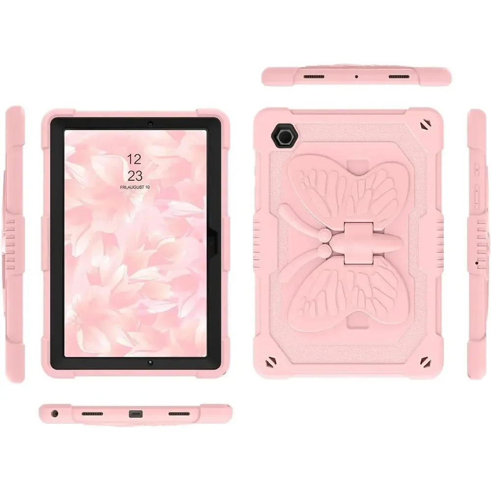 Pink Butterfly iPad Case w/ Strap & Kickstand iPad Air 3 10.5, 2019 2020 2021